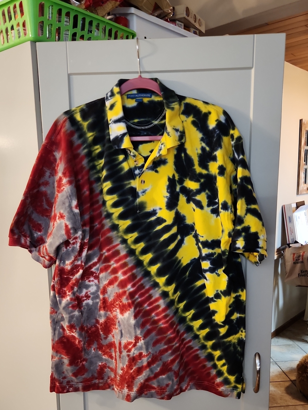 Port Euthority Tye Dye Polo Shirt